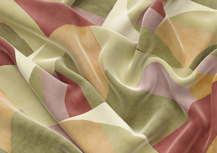 Varadero Velvet, Aloe - Motorised Roman Blind - Image 4